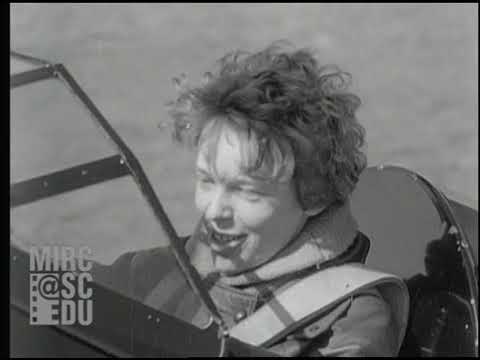 Earhart flies autogyro--outtakes