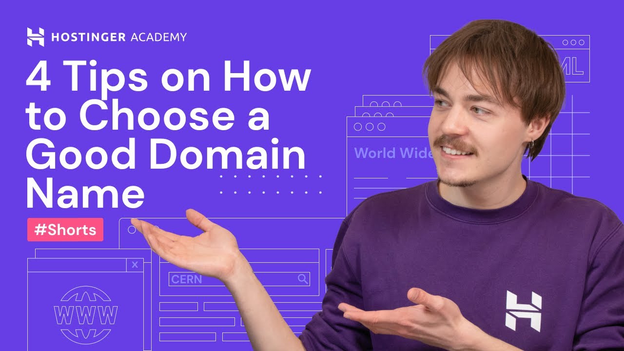 4 Tips on How to Choose a Good Domain Name 