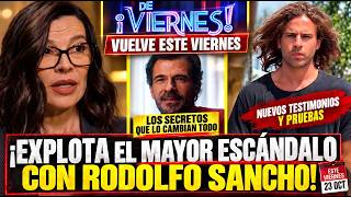 🔴¡SE VA A LIAR! SILVIA BRONCHALO MADRE DE DANIEL SANCHO en de VIERNES con RODOLFO SANCHO EN DIRECTO!