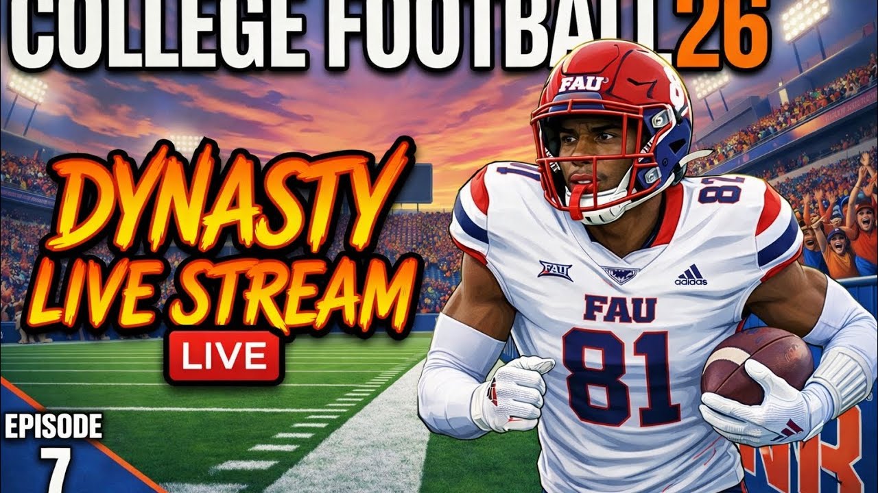 College football 26 FAU dynasty Season 3 part 7