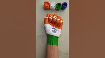 3D Indian 🇮🇳 || Flag drawing video 🙏 #India #independenceday #Indianflag #drawing #ytshorts