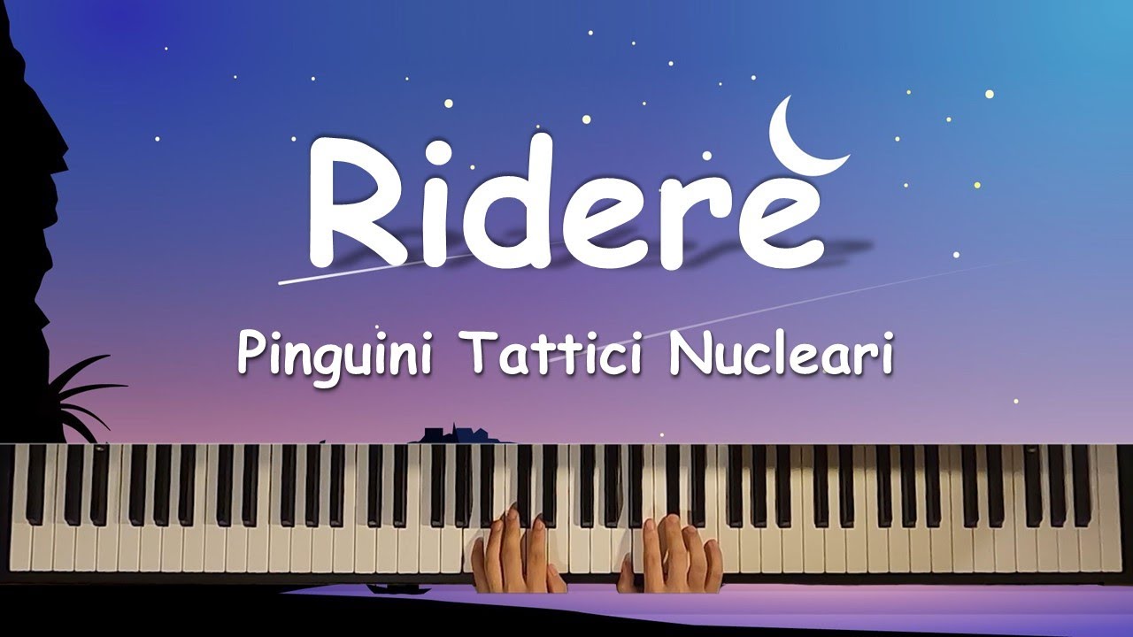 Pinguini Tattici Nucleari - Ridere (piano cover)