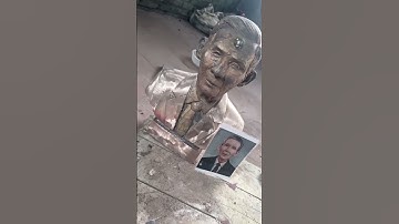 Bức tượng đồng ông bà tổ tiên của anh khách đã đến bước làm nguội  #xuhuong  #dodong #