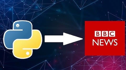 Python Script to get news Headlines(BBC News) | English