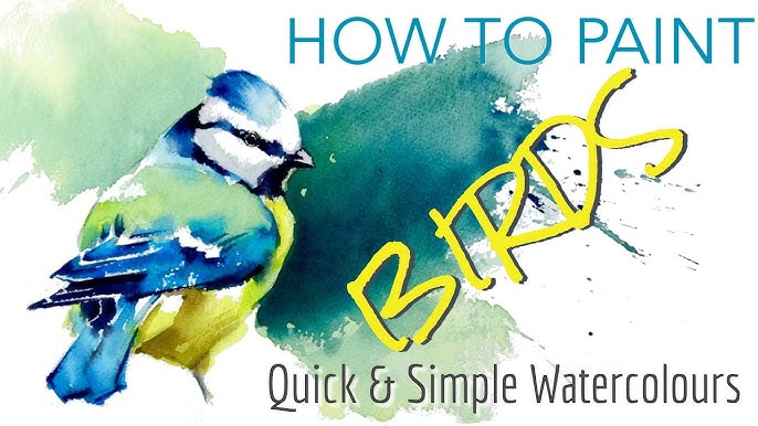 Kingfisher Time Lapse Painting Video - Bird Watercolor Painting, Loose –  Crafty Cow Design