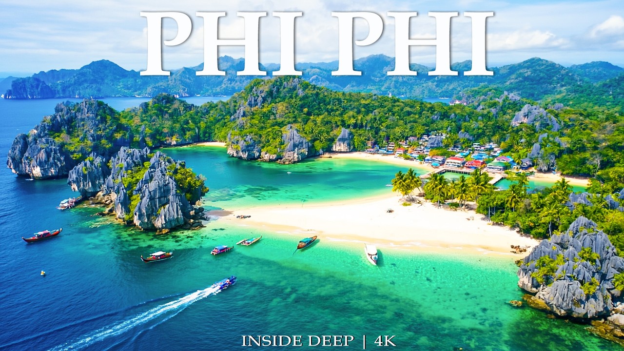 Phi Phi 4K - Thailand’s Most Beautiful Island and Limestone Paradise with Deep House Chill
