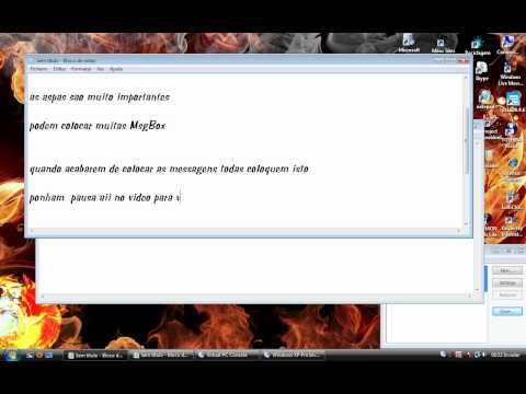 Como criar um ficheiro (vbs) que desliga o pc da vitima