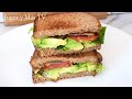 Sandwich con Pan Integral saludable y delicioso para que cuides tu salud