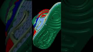 👟 Iced Out Sneaker Pendant CAD Design 💎 | Custom Jewelry Design #Shorts #caddesign #3dmodeling
