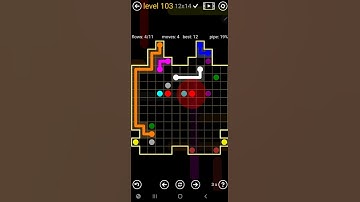 How To Solve Flow Free Inkblot Pack Level 103 12x14 Board Walk Through Solution Walkthrough