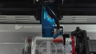 Engraving Glass on a C02 Laser? I Don't Think So. Thunder Laser BOLT. 044 4K