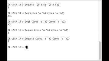 PLP.Aula06.LISP - parte 3 - igualdade, variáveis e parâmetros