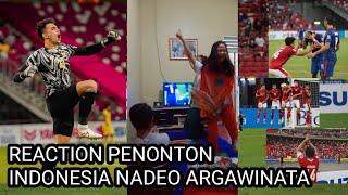 REACTION PENONTON INDONESIA PENYELAMATAN NADEO ARGAWINATA (PINALTI)