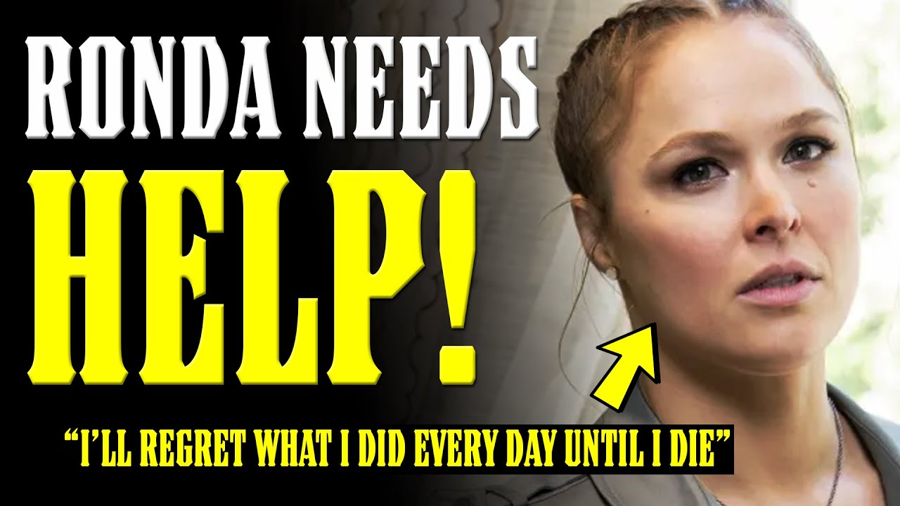Ronda Rousey just CONFESSED to an UNTHINKABLE CRIME! "I deserve to be cancelled forever"