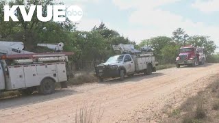 Brush fire burning in southwest Bastrop County
