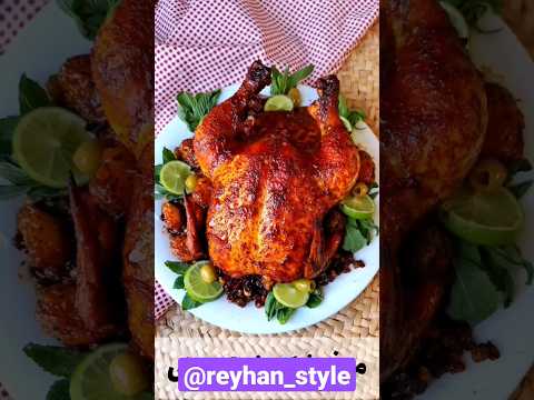 مرغ شکم پر اعیونی حتما واسه مهمونی ها ودورهمی ها طبق این دستور درست کنید