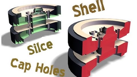 25 Modifiers in 3Ds MAX (Slice & Cap Holes & Shell)