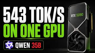 543 Tokens/Sec on ONE RTX 5090 — But There's a Catch