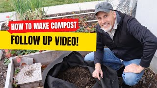 How To Make Compost - Follow up on making compost in a Compost Sak