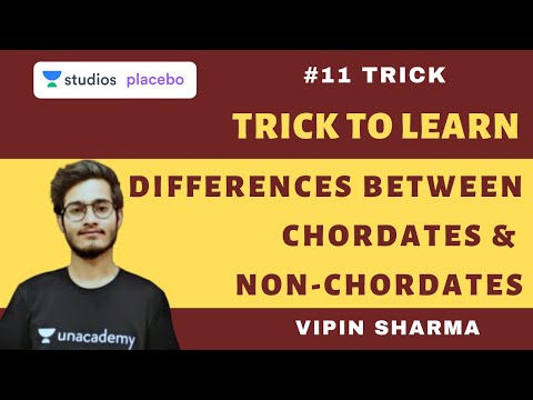 L11: Trick to Learn Differences Between Chordates & Non-Chordates | 100 Tricks to Learn Biology