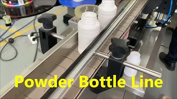Herbal #Powder Filling into Bottle,Check #Weigher,Screw#Capping Machine#Labeling Machine#Ink Coding