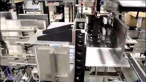 Massman Automation Side Load Case Packer for Cartons of Cookies