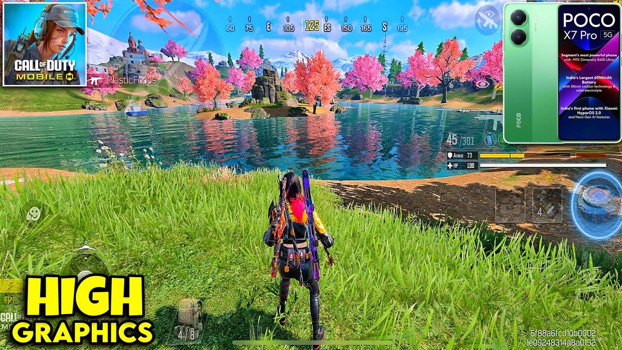 Cod Graphics Max POCO X7 PRO 🔥 CALL OF DUTY MOBILE HIGH GRAPHICS + MAX 60 FPS GAMEPLAY ...