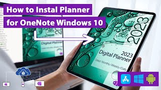 How to Install Teal Digital Planner for OneNote Windows 10 using OneNote Importer Method screenshot 4