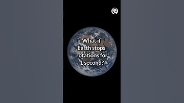 What if Earth stops rotations for 1 second?