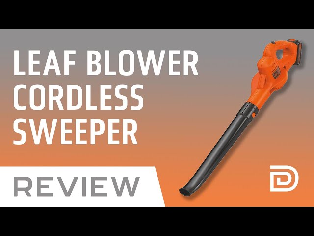 Cordless Blower Sweeper Review // BLACK+DECKER 20V Max Lithium Sweeper ( LSW221) 