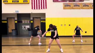 CLMS Cheer tryout dance slow with counts