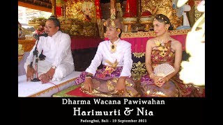 DHARMA WACANA PAWIWAHAN - IDA PANDITA MPU JAYA ACARYA NANDA