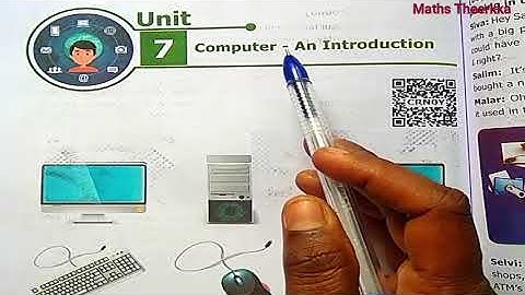 6th standard Term 1 science| Chapter 7 |Computer