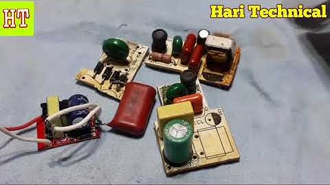 LED bulb circuit ka output voltage kaise check Karen