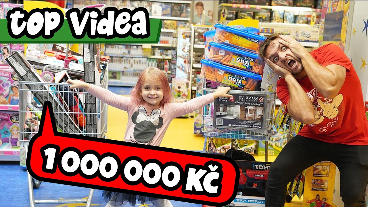 TARYHO NEJDRAŽŠÍ NÁKUPY ZA 1 000 000 KČ! | Koupím všechno, na co Arianka sáhne!!