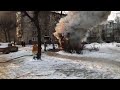 На улице Чкалова в Рязани сгорела палатка