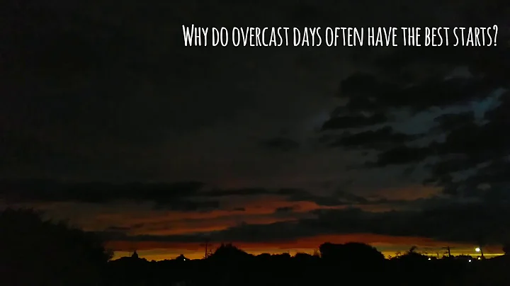 Overcast days often start so beautifully.