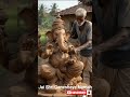 Incredible Wood Carving Of Lord Ganesha #woodart #ganpati #handcarved