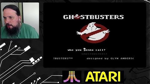 Ghostbusters on Atari 8-bit Computer | Lets Check it Out