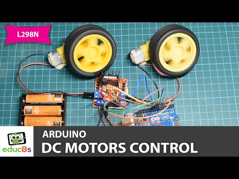 How to control a DC motor with L298N driver and Arduino Uno