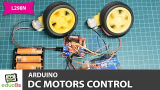 How to control a DC motor with L298N driver and Arduino Uno