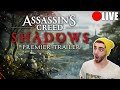 Assassins creed shadows japon premier trailer raction  ac red