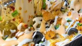 pizza loaded fries 😋🧑‍🍳🍟#pizzalover#pizzaloversunite#pizzalowcarb#loded#fries#potatosnacks#chicken#