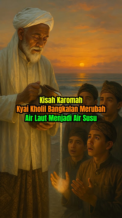 The Story of Kyai Kholil Bangkalan's Charisma in Changing Sea Water into Milk #walisongo #archipe...