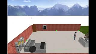 Simulación del modulo 1 en Simio
