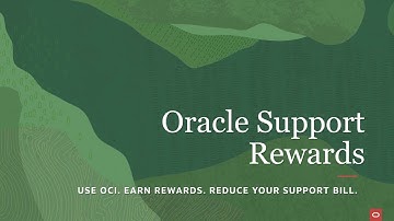 Overview of Oracle Support Rewards