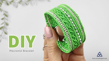 DIY Macrame Bracelet by MacrameMagicKnots