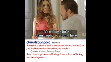 Claustrophobic - Meaning, Pronunciation, Usage | Learn English with TV Shows & Movies