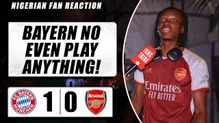 BAYERN MUNICH 1-0 (3*-2)ARSENAL ( Ade - NIGERIAN FAN REACTION ) - CHAMPIONS LEAGUE HIGHLIGHTS 23-24