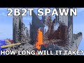 I decided to speedrun escaping spawn in 2b2t...